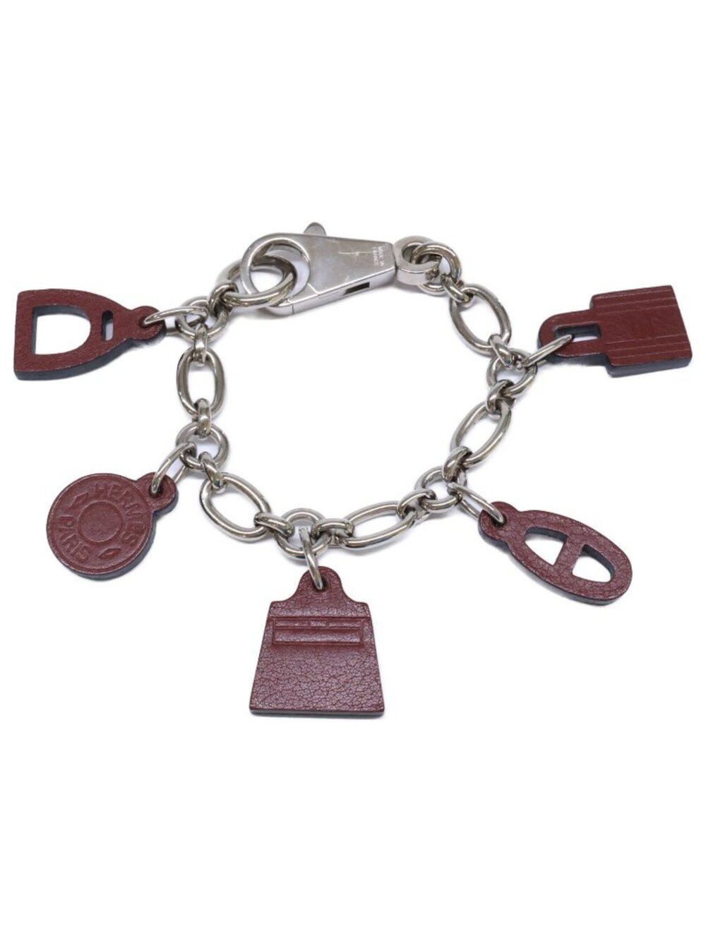 Hermes Veau Barenia Amulette Bracelet